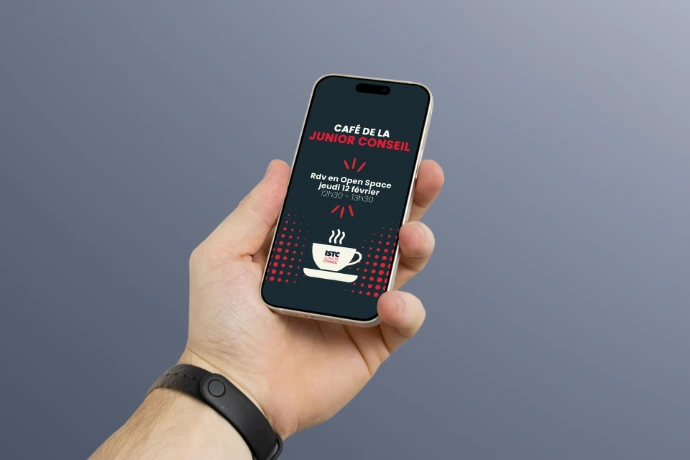 Création visuelle mobile réseaux sociaux Les Cavaliers